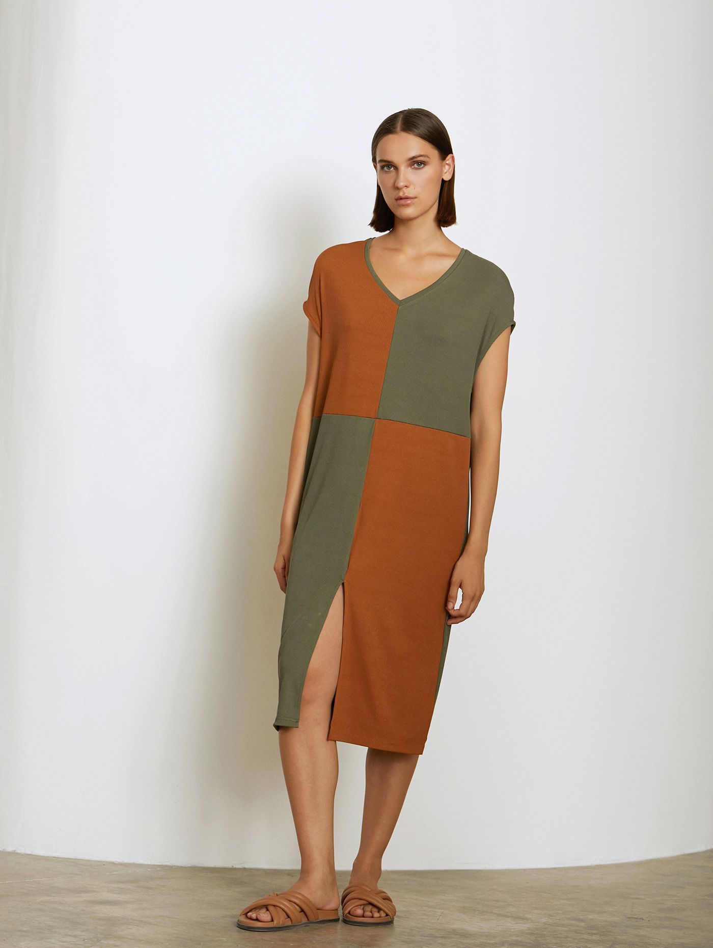 Vestido Skatie Cuello Canalé
