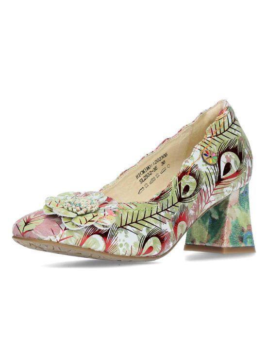 Zapato Tacón Clásico Laura VitaABRICOT