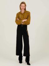 Pantalón Cropped Bicolor Sostenible